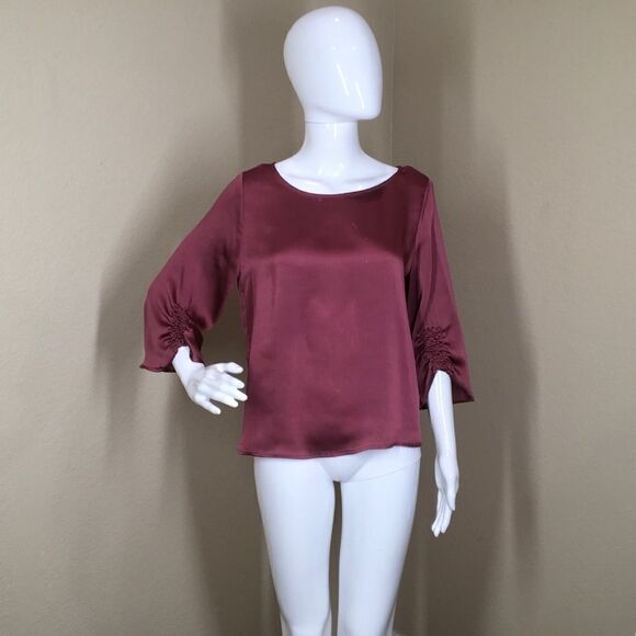Vince Camuto Textured Satin Blouse XS (A6) - Picture 3 of 8